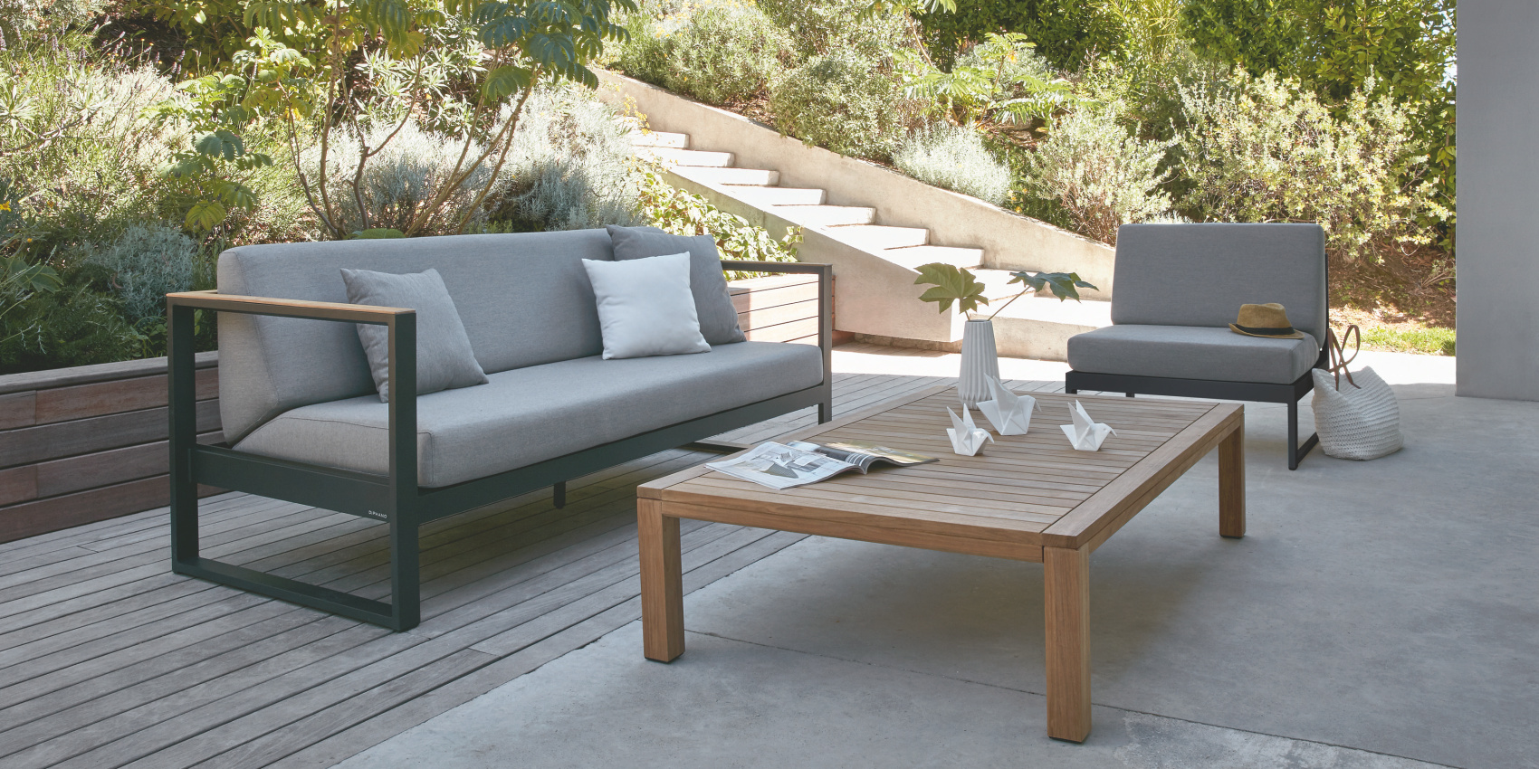 Hliníková modulová sedací sestava 